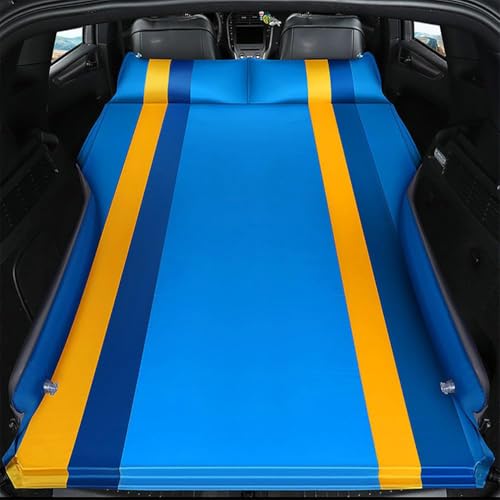 Autobett, For Toyota Sequoia 2023-2024 Outdoor Camping Reise Tragbare Isomatte Einstellbar(C-blue-yellow) von uHLANQC
