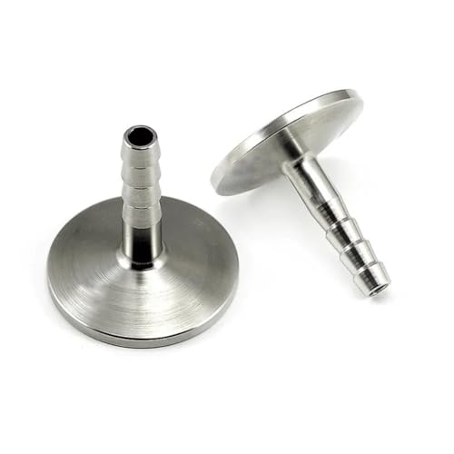 Edelstahl 304 KF16 Flanschadapter for Vakuumschlauch-Widerhaken-Armaturen (Vakuum-Widerhaken-Schlauchrohr-Flanschadapter-Verbindungsstück)(KF16-6(joint dia.)) von uHLANQC