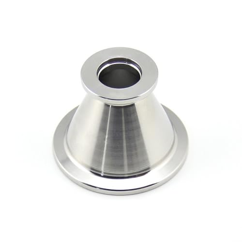 KF Konischer Tri-Clamp Reduzieradapter Vakuum-Reduzierflansch Rohrverschraubung Reduziergelenkadapter Edelstahl(KF25-KF10) von uHLANQC
