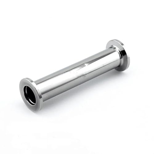 KF16 Gerader gleicher Rohr-Tri-Clamp-Ferrule-Flanschadapter (Sanitär-Vakuumflansche, Edelstahl 304L)(KF16-200mm(L)) von uHLANQC