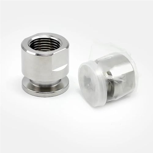 KF25 304 Edelstahl Innengewindeadapter Vakuumflansche Rohrschelle Fitting Innengewinde Nippel(1 Inch) von uHLANQC