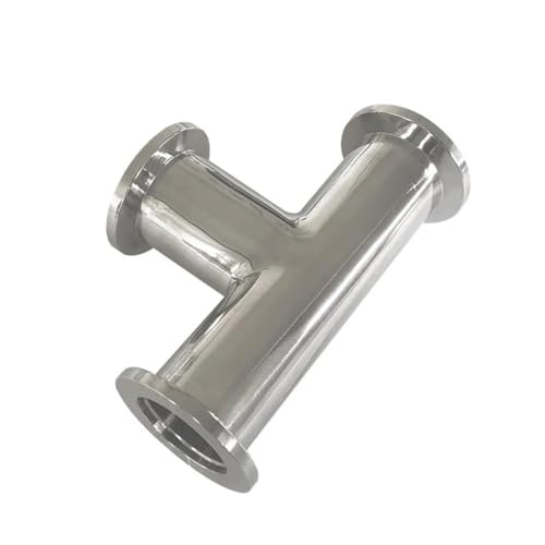 KF25 Gleich T 3-Weg Typ Flansch Adapter Vakuum Fitting Rohr Tri Clamp Edelstahl 304 von uHLANQC