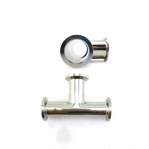 KF50 Equal Tri Clamp T-Stück 3-Wege-T-Typ Flanschadapter Flansch Vakuum Fitting Rohr mit Flanschen Edelstahl 304 KF50 Equal Tri Clamp T-Stück 3-Wege-T-Typ Flanschadapter Flansch Vakuum Fitting Rohr mit Flanschen Edelstahl 304 von uHLANQC