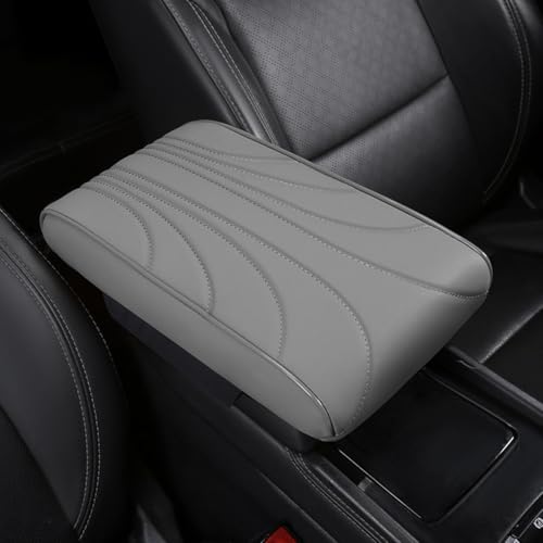 Mittelkonsolenabdeckung, For Ford Territory 2023 2024 2025, Armlehnenbox-Polster Leder-Armlehnenkissenpolster Komfortables wasserdichtes Innenzubehör(B/Gray,31 * 16 * 5cm) von uHLANQC