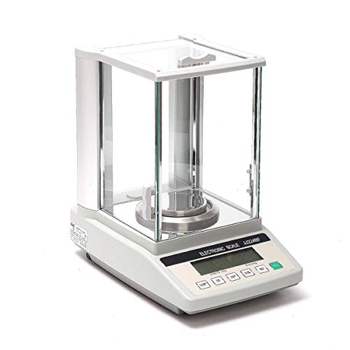 Tragbare Grammwaage, 0,001 g elektronische Waage, elektronische Laboranalysewaage for Wiegen von Gold mit automatischen Kalibrierungsfunktionen von uHLANQC
