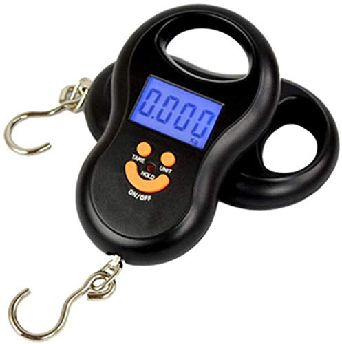 Tragbare Grammwaage, Elektronische Angelfeder-Tragwaage, Mini-Elektronische Waage, Hebezeug-Styling-Box, Gewicht 50 kg, Federwaage von uHLANQC