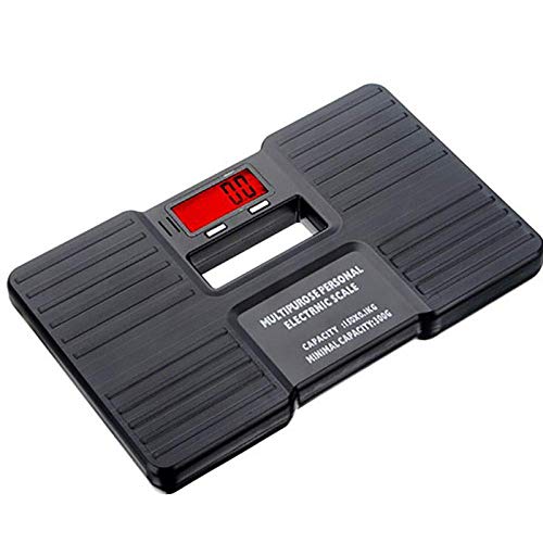 Tragbare Grammwaage, Personenwaage, digitale Personenwaage, tragbare Mini-Körperwaage for Badezimmerwaagen, elektronische Personenwaage, max. 150 kg, Schwarz Tragbare Grammwaage, Personenwaage, digitale Personenwaage, tragbare Mini-Körperwaage for Badezimmerwaagen, elektronische Personenwaage, max. 150 kg, Schwarz von uHLANQC