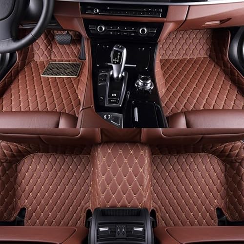 uHLANQC Autofußmatten Auto-Fußmatten 3 Sitzreihen Rechtslenker Maßgeschneiderte Auto-Fußmatte for Lexus RX 2016 2017 2018 2019 2020 2021 2022 Auto-Fußteppich Beifahrer-Automatten(Brown) von uHLANQC