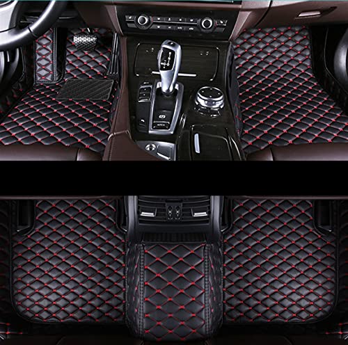 uHLANQC Autofußmatten Auto-Fußmatten for Jeep for Grand Cherokee 2007 2008 2009 2010 Auto-Fußpolster Auto-Teppichbezug Anti-Rutsch-Schutzmatten(34mm) von uHLANQC