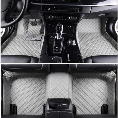 uHLANQC Autofußmatten Auto-Fußmatten mit vollständiger Abdeckung for BMW 1er E82 2-Türer 2004-2009 2010 2011 2012 2013 Innenausstattung Teppich-Bodenmatten-Set(Gray) von uHLANQC