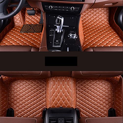 uHLANQC Autofußmatten Auto-Fußmatten nach Maß for Mitsubishi for ASX for Lancer for Outlander for Pajero V73 V97/V93 for Grandis for Eclipse for Galant for Fortis Anti-Rutsch-Schutzmatten(Brown) von uHLANQC