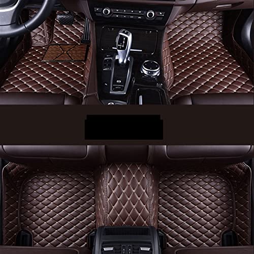 uHLANQC Autofußmatten Auto-Fußmatten nach Maß for Mitsubishi for ASX for Lancer for Outlander for Pajero V73 V97/V93 for Grandis for Eclipse for Galant for Fortis Anti-Rutsch-Schutzmatten(Coffee) von uHLANQC