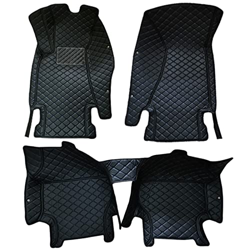 uHLANQC Autofußmatten Auto-Fußmatten passgenau for Cupra Formentor 2020 2021 2022 2023 Auto-Pads Auto-Fußteppich Anti-Rutsch-Schutzmatten(Black Blue) von uHLANQC