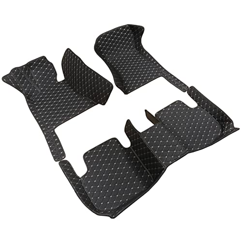 uHLANQC Autofußmatten Auto-Fußmatten passgenau for Cupra Formentor 2020 2021 2022 2023 Auto-Pads Auto-Fußteppich Anti-Rutsch-Schutzmatten(Black beige) von uHLANQC