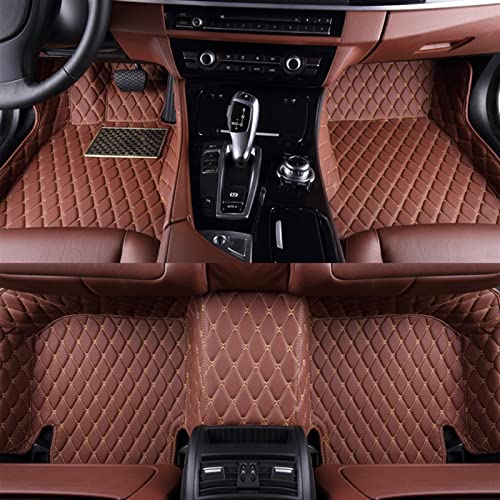 uHLANQC Autofußmatten Auto-Fußmatten passgenau for Cupra Formentor 2020 2021 2022 2023 Auto-Pads Auto-Fußteppich Anti-Rutsch-Schutzmatten(Brown) von uHLANQC