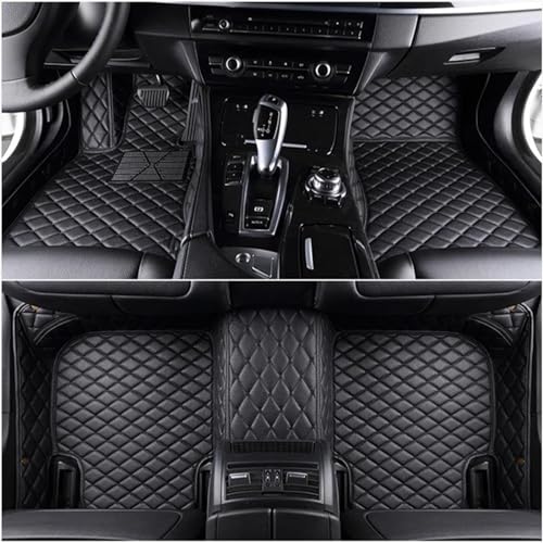 uHLANQC Autofußmatten Teppich for Audi A5 for Sportback 4 Türen 2017 2018 2019 2020 2021 2022 Auto-Fußmatten Auto-Innenausstattung Teppich-Bodenmatten-Set(Carbon Fiber 4Pcs) von uHLANQC