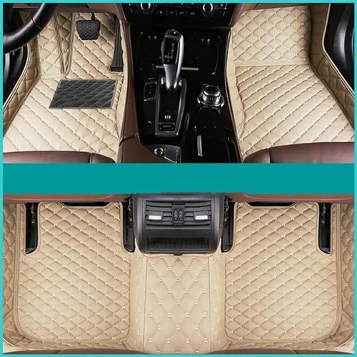 uHLANQC Autofußmatten Teppich for Explorer Seven Seats 2006-2015 207 2008 2009 2010, Auto-Fußmatten, Teppich-Set, Innenausstattung, Bodenmatten-Set(LIGHE BEIGE) von uHLANQC