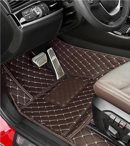 uHLANQC Autofußmatten Teppich for Kia for Forte 2009 2010 2011 2012 2013 2014 2015 2016 2017 Custom Car Fußmatten Teppichbezug Innenausstattung Bodenmattensatz(1PC-Dark Brown) von uHLANQC
