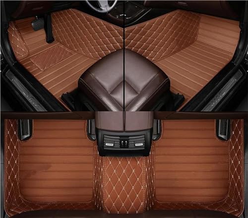 uHLANQC Autofußmatten Teppich for Lexus CT Serie 200h CT200h 2011 2012 2013 2014 2015 2016 2017 Auto-Fußmatten Anti-Rutsch-Teppich-Fußmatten-Set Fußmatten-Set(1-Brown) von uHLANQC