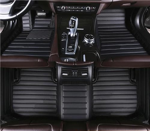 uHLANQC Autofußmatten Teppich for Lexus CT Serie 200h CT200h 2011 2012 2013 2014 2015 2016 2017 Auto-Fußmatten Anti-Rutsch-Teppich-Fußmatten-Set Fußmatten-Set(4-Black-Black) von uHLANQC