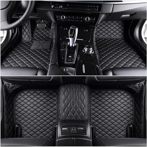 uHLANQC Autofußmatten Teppich for VW for Polo for GTI 2012 2013 2014 2015 2016 2017 Vollständige Abdeckung Auto-Fußmatten Innenzubehör Teppich-Bodenmatten-Set(Carbon Fiber 4Pcs) von uHLANQC