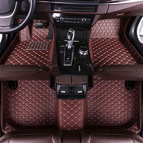 uHLANQC Autofußmatten for Jeep for Grand Cherokee 2007 2008 2009 2010 Auto-Fußmatten nach Maß Auto-Fußpolster Anti-Rutsch-Schutzmatten(Dark Brown) von uHLANQC