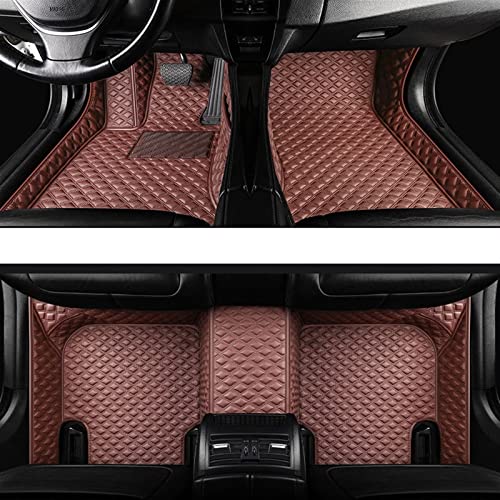 uHLANQC Autofußmatten for Volvo for C70 C 70 2010 2009 2008 Auto-Fußmatten Innenausstattung Auto-Fußpedalabdeckungen Teppiche Anti-Rutsch-Schutzmatten(Coffee) von uHLANQC