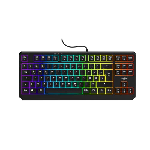 uRage Gaming-Keyboard Exodus 200 TKL, reaktionsschnelle Tastatur mit Anti-Ghosting, RGB-Beleuchtung, Tenkeyless-Format, QWERTZ-Layout, in schwarz uRage Gaming-Keyboard Exodus 200 TKL, reaktionsschnelle Tastatur mit Anti-Ghosting, RGB-Beleuchtung, Tenkeyless-Format, QWERTZ-Layout, in schwarz von uRage