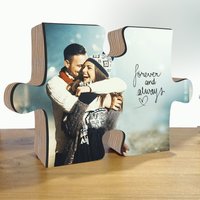 Personalisiertes Fotopuzzle, Benutzerdefinierter Holzbilderrahmen, Verlobungsgeschenk Personalisiertes Fotopuzzle, Benutzerdefinierter Holzbilderrahmen, Verlobungsgeschenk von uWoodLoveThis
