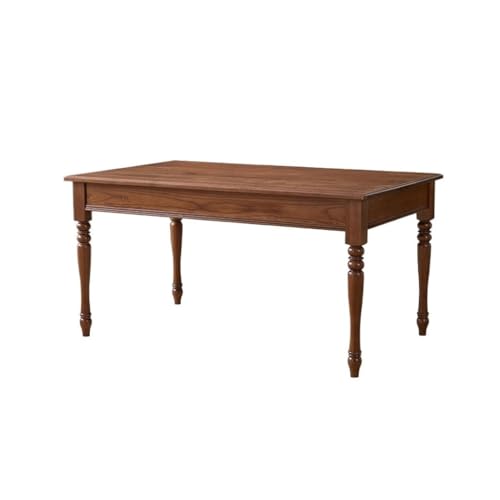 uadyie Esstisch Country Retro High-End-Esstisch Aus Eschenholz Rechteckiger Massivholztisch Esstisch(B:150CM*90CM*76CM) von uadyie