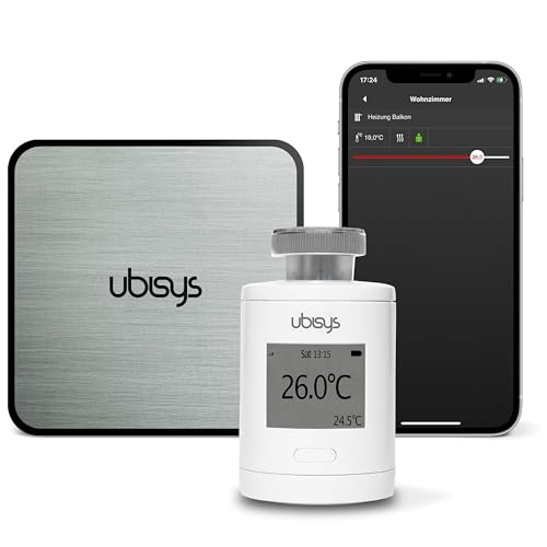 Starter-Set inkl. ubisys Gateway G1 und Zigbee Heizkörper-Thermostat H1: Smarte Funk-Heizungssteuerung zum Nachrüsten | Do-it-Yourself Installation | Sie sparen 32€. Starter-Set inkl. ubisys Gateway G1 und Zigbee Heizkörper-Thermostat H1: Smarte Funk-Heizungssteuerung zum Nachrüsten | Do-it-Yourself Installation | Sie sparen 32€. von ubisys