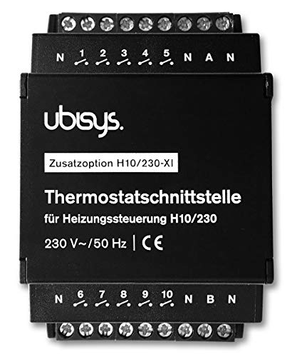 ubisys Thermostatschnittstelle für Fußbodenheizungen: Zum Nachrüsten (in Kombination mit der Heizungssteuerung H10) für eine intelligente Temperaturregelung in Ihrem Smart Home von ubisys