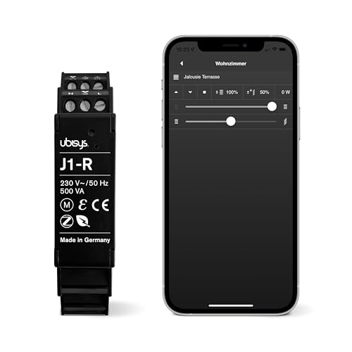 ubisys Zigbee Rollladensteuerung J1-R: Zigbee Funk-Jalousie-/Rollladenaktor zum Nachrüsten. Für eine intelligente Beschattung in Ihrem Smart Home. von ubisys