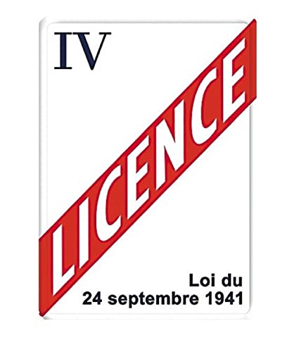 Editions Clouet – 29311 – Kleines Metallschild – Lizenz IV Editions Clouet – 29311 – Kleines Metallschild – Lizenz IV von udc