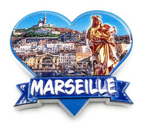 PEC As de Coeur Magnete, Kunstharz, Marseille, Herzform von udc