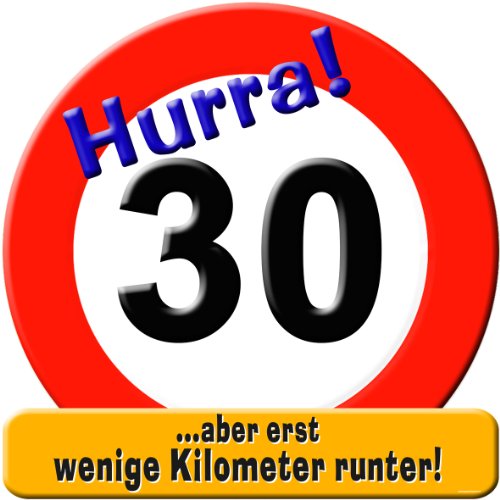 Schild 50cm Super 30 Dich haut nichts um von udobremen
