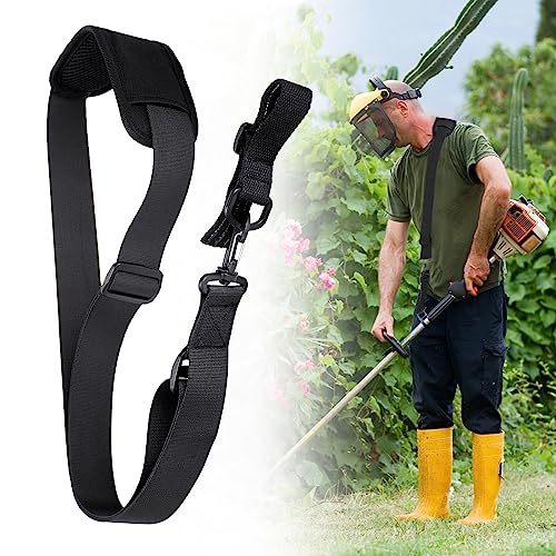 Rasentrimmer Harness Rasenmäher Trimmer Schultergurt Trimmer Harness Gurt Gurt String Trimmer Single Shoulder Pad Gurt Schnellspanner für Freischneider & Rasentrimmer Kompatibel mit den meisten von ueslwser
