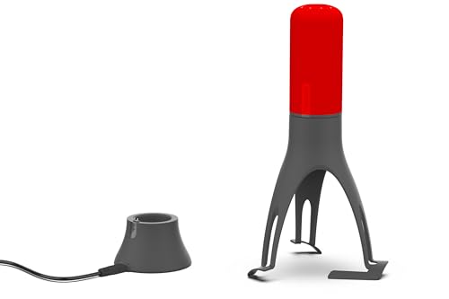 Uutensil Stirr Plus – Der einzigartige automatische Pfannenrührer mit Timer – wiederaufladbarer USB-Ständer – Rot von üutensil