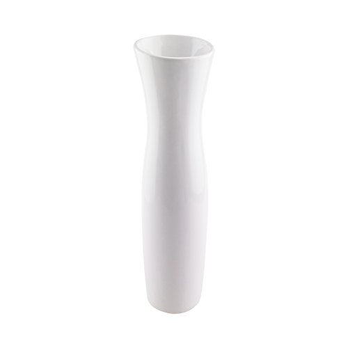 Weiß Vase Porzellan Vasen Modern,Stilvoller Cheongsam Keramik Blumen Vase, Einfache Kleiner Vase Deko Vasen,Ideale Dekoration Für Haushalt, Büro, Hochzeit, Partei von ufengke