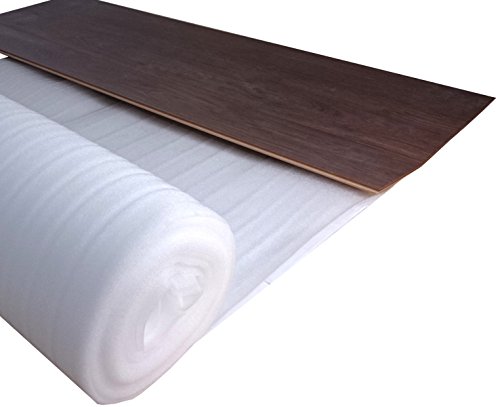 Laminat Trittschalldämmung uficell ULTRA PE-Schaum - Stärke 2 mm - Trittschalldämmung für Laminat und Parkettböden - Dichte: 20 kg/m² (100 m² | 4 Rollen) von uficell