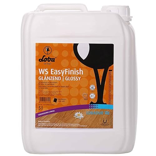 LOBADUR® WS EasyFinish, Kork und Parkettlack auf wasserbasis, für starke Beanspruchung (1 Liter, Glänzend) von uficell