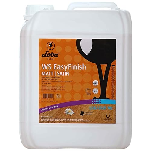 LOBADUR® WS EasyFinish, Kork und Parkettlack auf wasserbasis, für starke Beanspruchung (1 Liter, Matt) von uficell