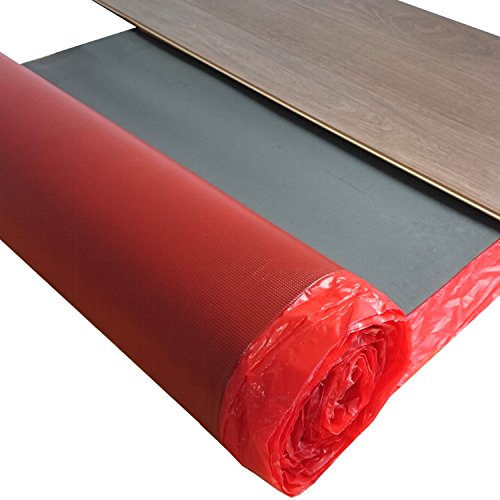 Laminat Trittschalldämmung uficell® Multisound Aquastop 2 mm Stark mit PE Folie/Dampfsperre - TOP bei Fußbodenheizung - 15 m² Rolle (Stärke: 2 mm, 1 Rolle | 15 m² Rolle) von uficell