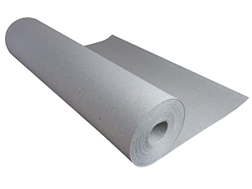 uficell® Filzpappe | Dämm- und Rohfilzpappe Trittschalldämmung, Stärke: 0,8 mm, 500 g/m², Rollengröße: 50 m² (500 g/m² | 0,8 mm Stärke) von uficell