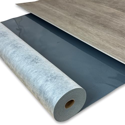 uficell® VinoSound Rigid Premium Akustik Verlegeunterlage Trittschalldämmung für Rigid klick Vinylböden - Druckfestigkeit: 1900 kPa - Stärke: 1,5 mm (10 m²) von uficell