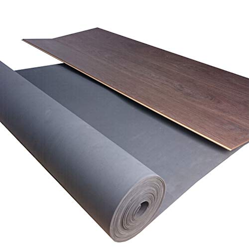 uficell Multisound Akustik Trittschalldämmung für Parkett- und Laminatböden - Trittschallverbesserung ca. 21 dB (3 mm Stärke, 60 m² | 4 Rollen) von uficell