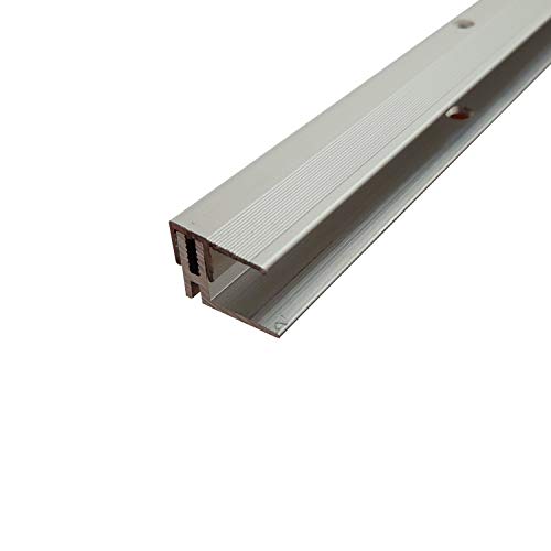 ufitec® TPL Profi MAX Profilsystem für Parkettböden - geeignet für Belagshöhen von 14-21 mm - ALU eloxiert (Abschlußprofil | Länge: 270 cm, Silber) von ufitec Profil Systems