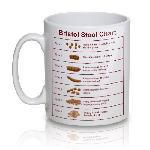 Bristol Stool Chart-Keramik-Becher - Ideal für Krankenschwestern ! von uglymug