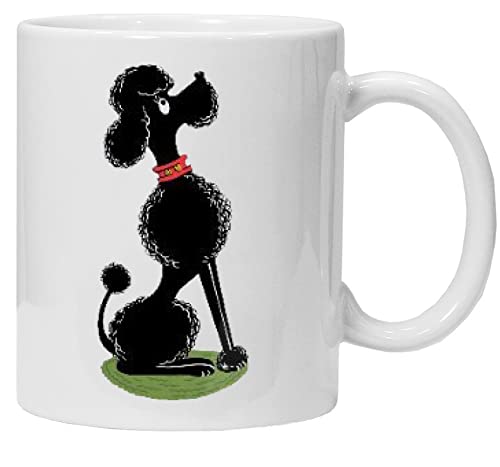 Tasse mit Poodle - Lustig Kaffee-Tasse Geschenk-Idee für Ihn Vatertagsgeschenk Vatertag Herrentag Fototasse von uglymug