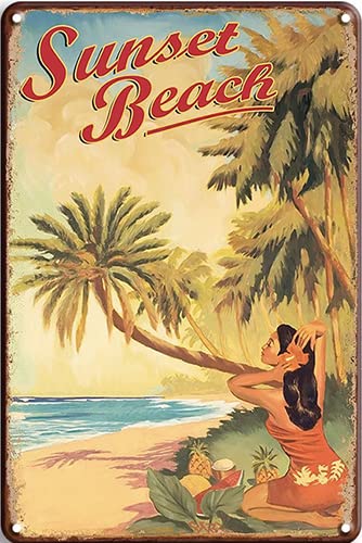 Hawaii Sonnenuntergang Strand Vintage Hawaii Metall-Blechschild Besuch Hawaii Spielplatz des Pazifiks Blechschild Strandschild Hawaii-Schild Blechschilder 20,3 x 30,5 cm Küche Zuhause Männerhöhle Hawaii Sonnenuntergang Strand Vintage Hawaii Metall-Blechschild Besuch Hawaii Spielplatz des Pazifiks Blechschild Strandschild Hawaii-Schild Blechschilder 20,3 x 30,5 cm Küche Zuhause Männerhöhle von uihgcvr